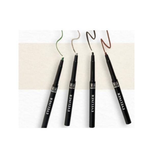 Delineador Ojos Silver Grey gris mia cosmetics