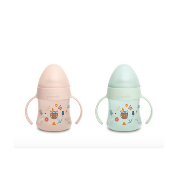 suavinex biberon first con asas y boquilla de silicona 4m 150 ml