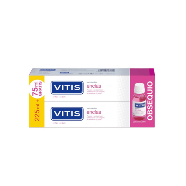 DUPLO PASTAS DENTIFRICAS VITIS ENCÍAS 2X150 ML