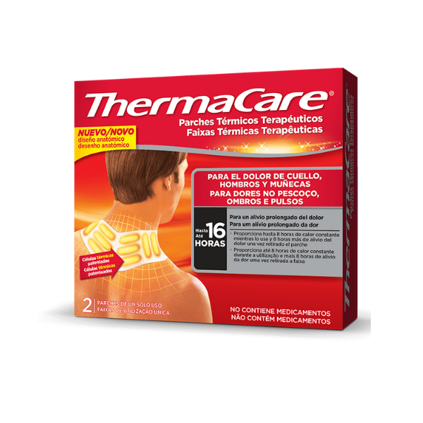 thermacare parches termicos cuello 2 unidades