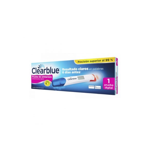 clearblue prueba de embarazo ultratemprana digital