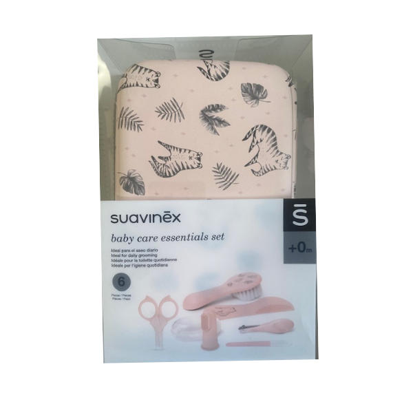 SET DE MANICURA SUAVINEX Baby care essentials set rosa