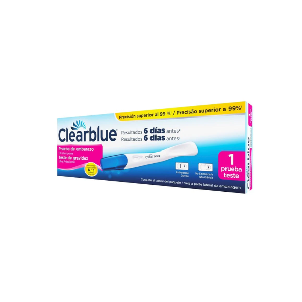 clearblue prueba de embarazo ultratrempana