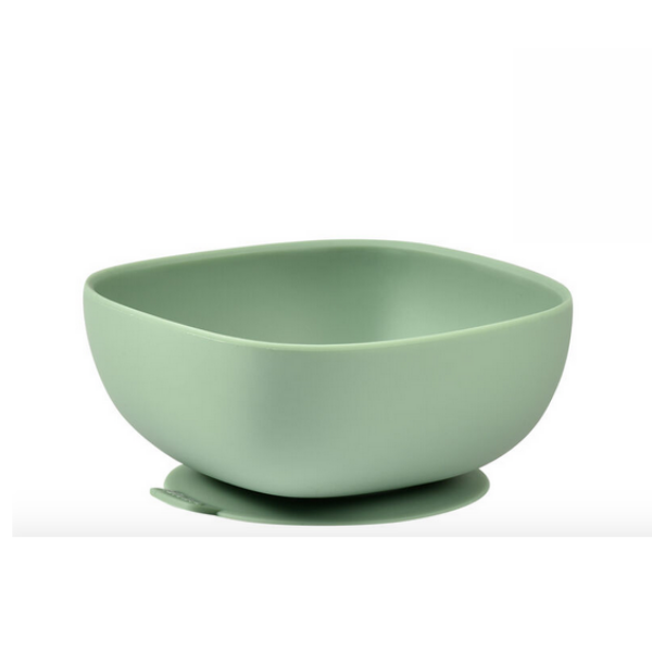 Béaba Bol Silicona Con Ventosa Verde Salvia