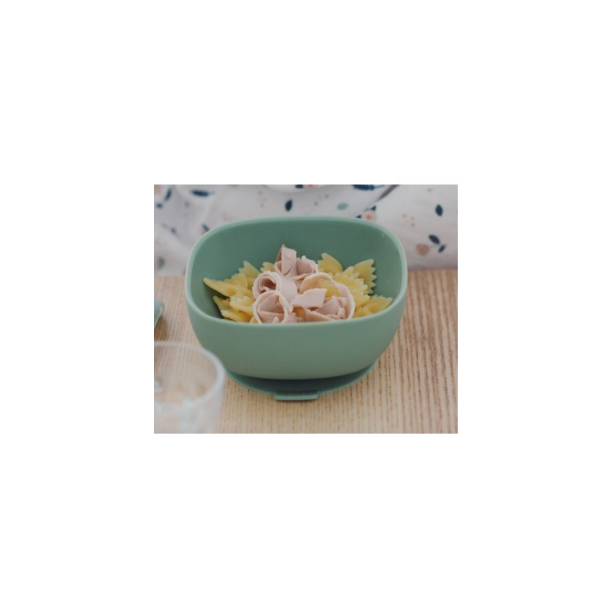 Béaba Bol Silicona Con Ventosa Verde Salvia