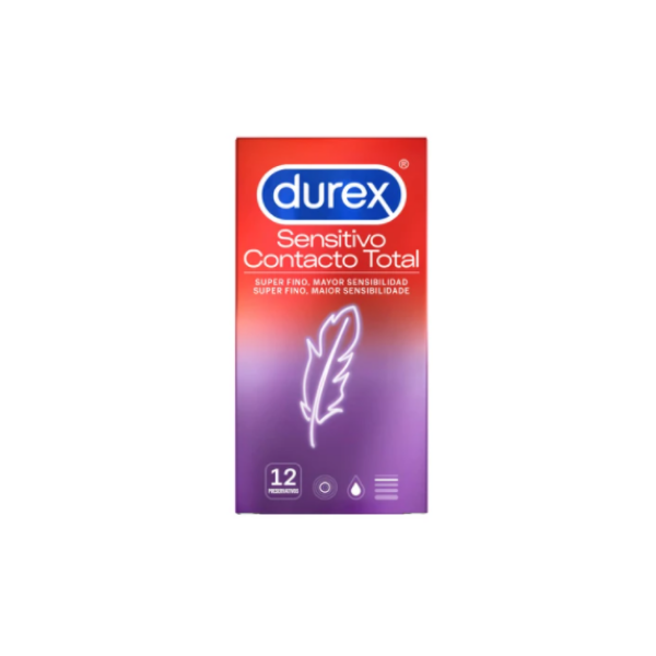 Durex Preservativos Sensitivo Contacto Total 12
