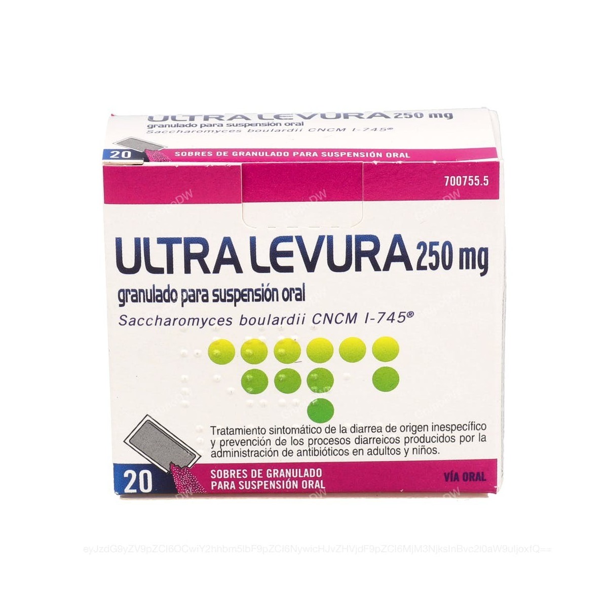 ULTRA-LEVURA 250 mg POLVO PARA SUSPENSION ORAL,...