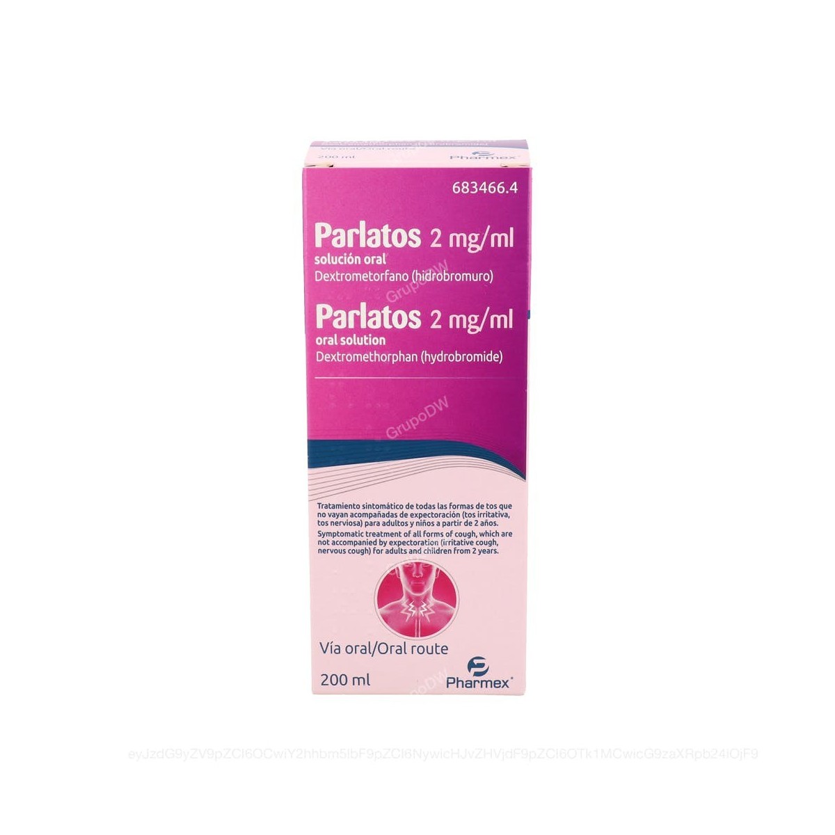 PARLATOS 2 mg/ml SOLUCION ORAL, 200 ml
