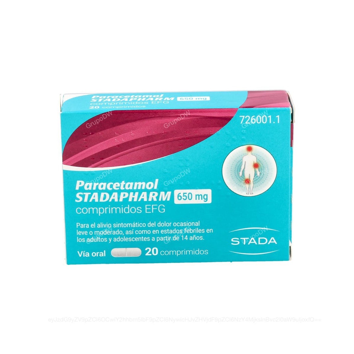 PARACETAMOL STADAPHARM 650 mg COMPRIMIDOS EFG