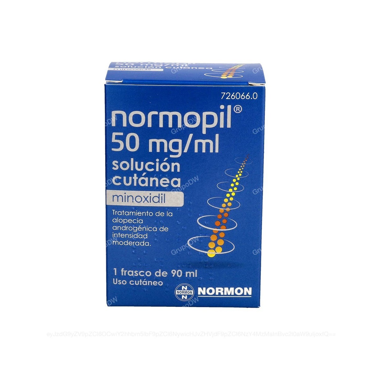 NORMOPIL 50 mg/ml SOLUCION CUTANEA, 1 frasco de...
