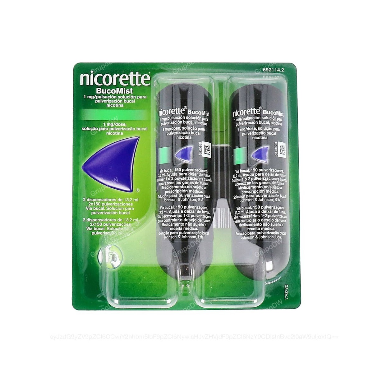 NICORETTE BUCOMIST 1 mg/PULSACION SOLUCION PARA...