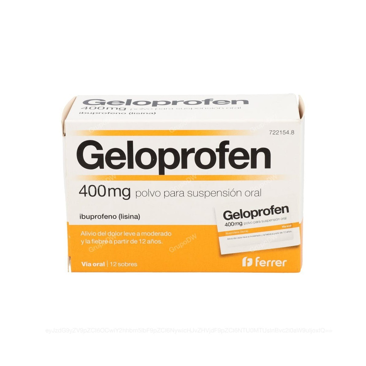 GELOPROFEN RAPID 400 mg POLVO PARA SUSPENSION ORAL