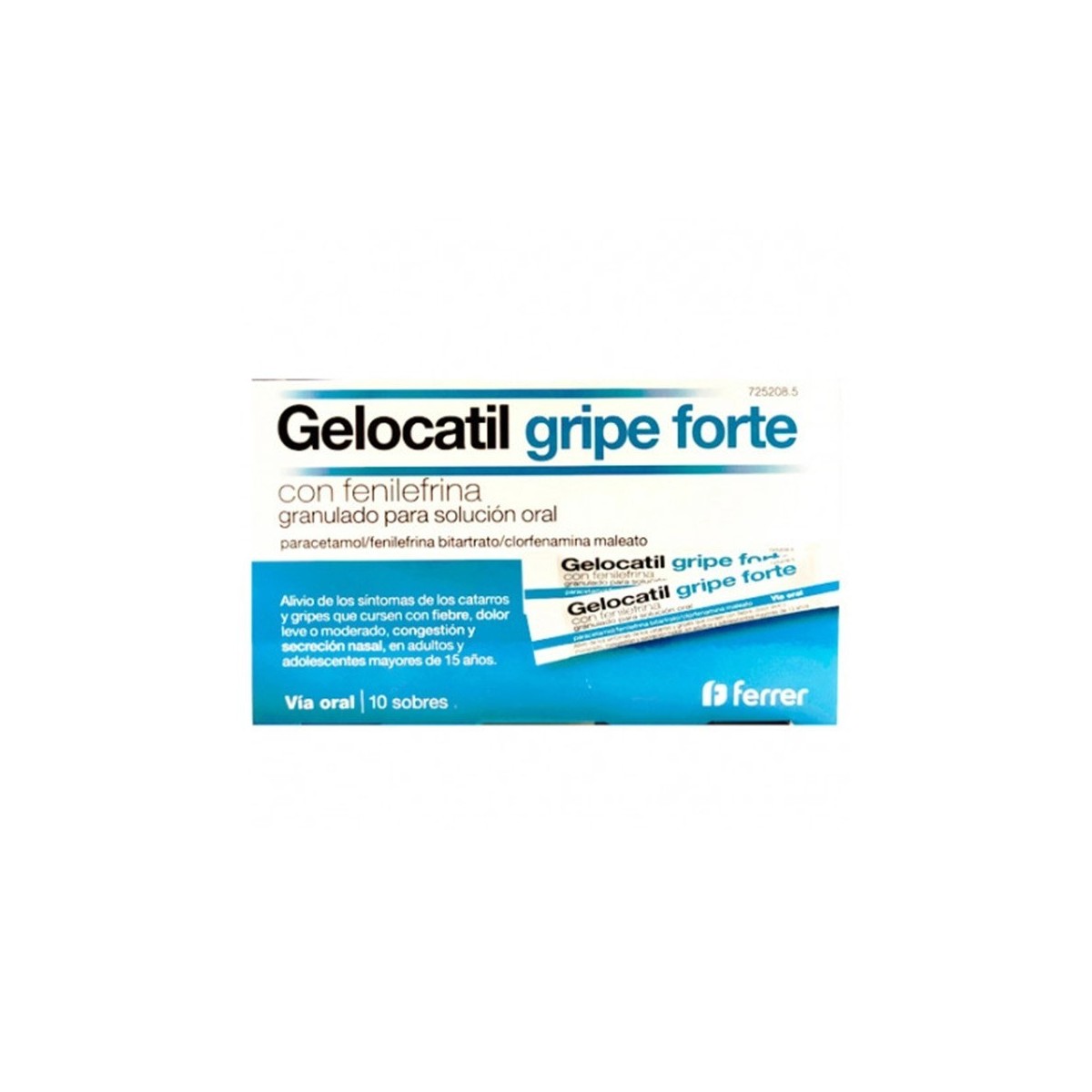 GELOCATIL GRIPE FORTE CON FENILEFRINA GRANULADO...