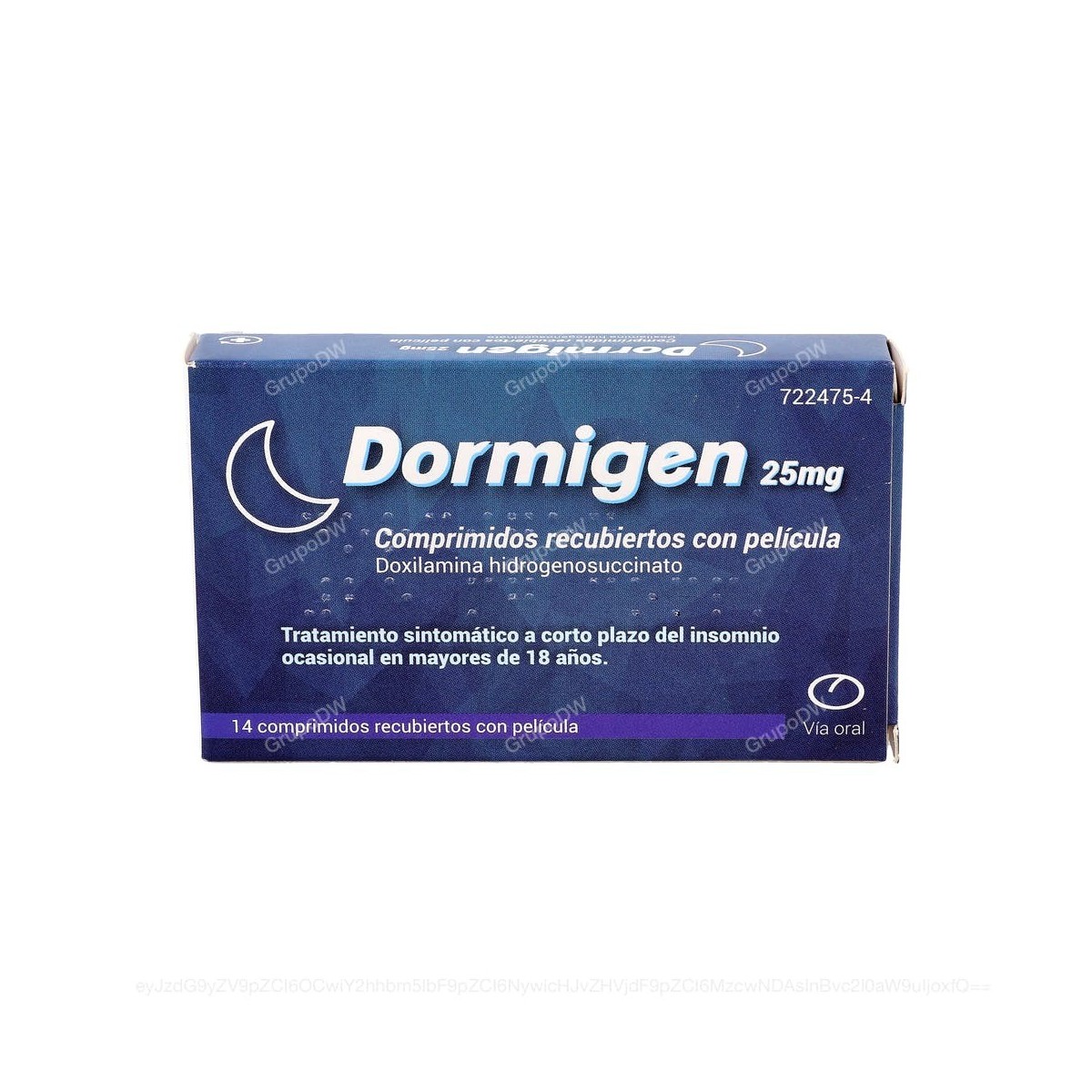 DORMIGEN 25 mg COMPRIMIDOS RECUBIERTOS CON...