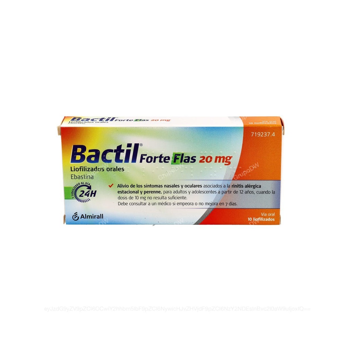 BACTIL FORTE FLAS 20 mg LIOFILIZADOS ORALES