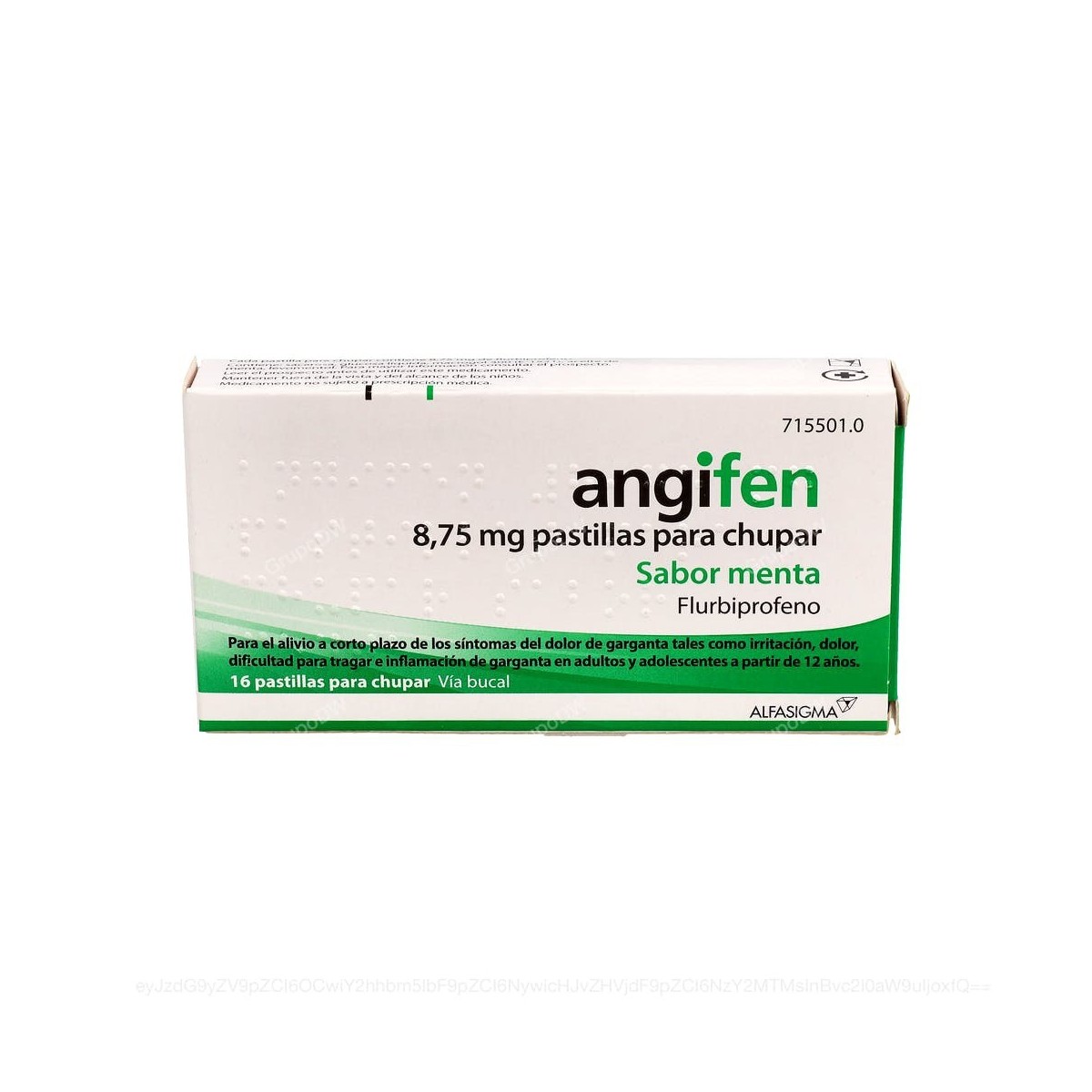 ANGIFEN 8,75 mg PASTILLAS PARA CHUPAR SABOR MENTA