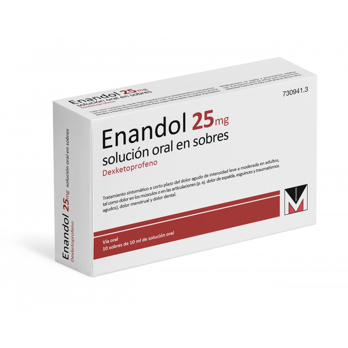 ENANDOL 25 mg SOLUCION ORAL EN SOBRES