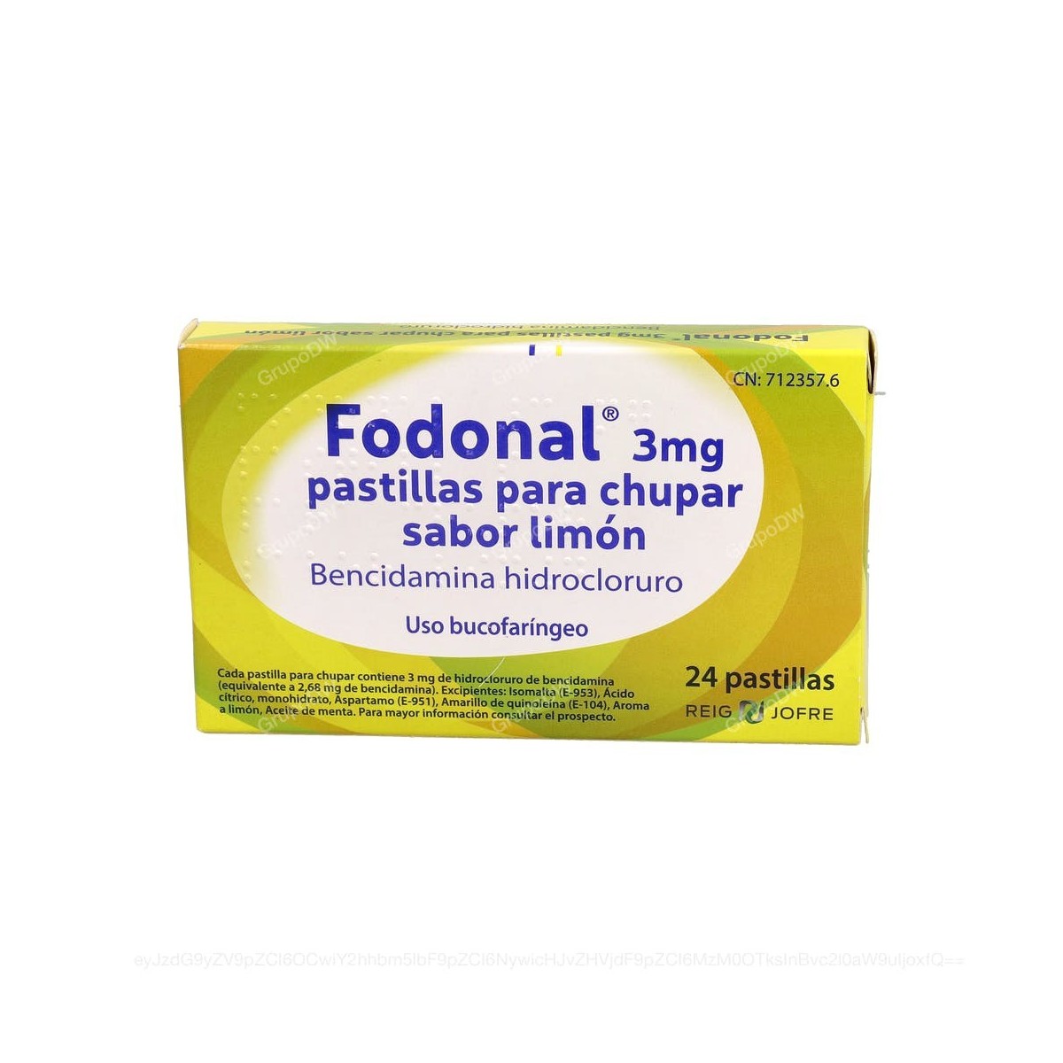 FODONAL 3 mg PASTILLAS PARA CHUPAR SABOR LIMON,...