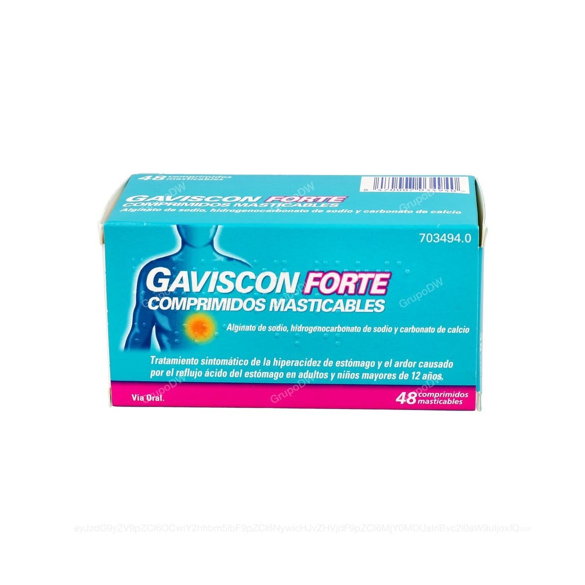 GAVISCON FORTE COMPRIMIDOS MASTICABLES, 48...