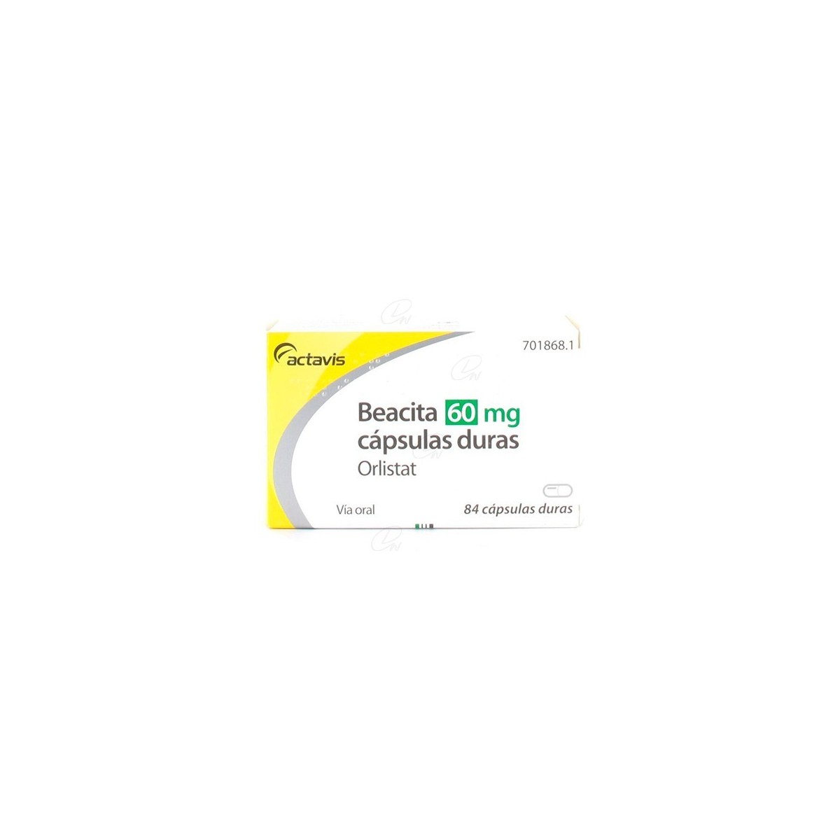 BEACITA 60 mg CAPSULAS DURAS, 84 capsulas