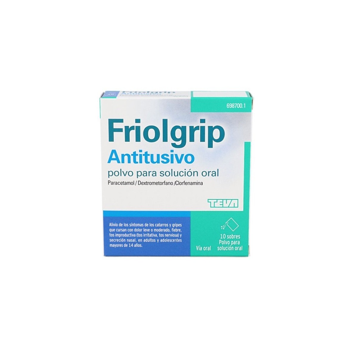 FRIOLGRIP ANTITUSIVO POLVO PARA SOLUCION ORAL