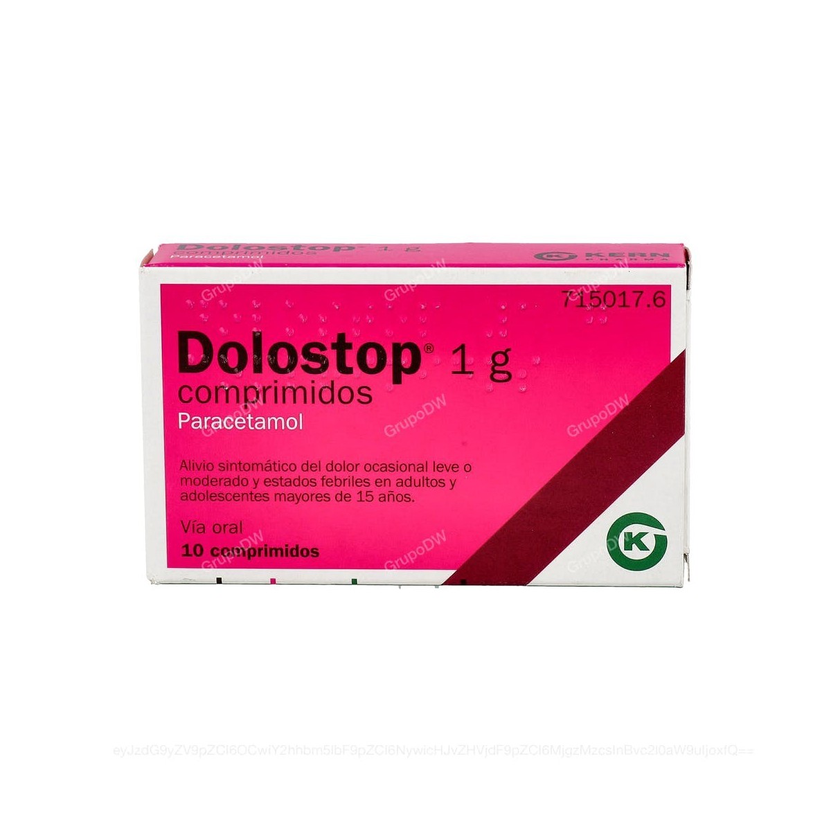 DOLOSTOP 1 g COMPRIMIDOS, 10 comprimidos