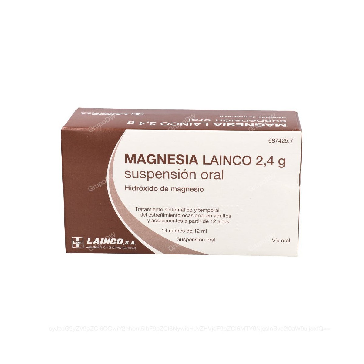 MAGNESIA LAINCO 2,4 g SUSPENSION ORAL, 14...