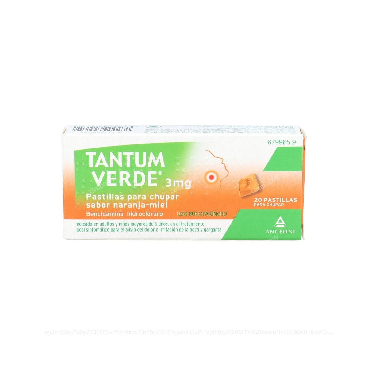 TANTUM VERDE 3 mg PASTILLAS PARA CHUPAR SABOR...
