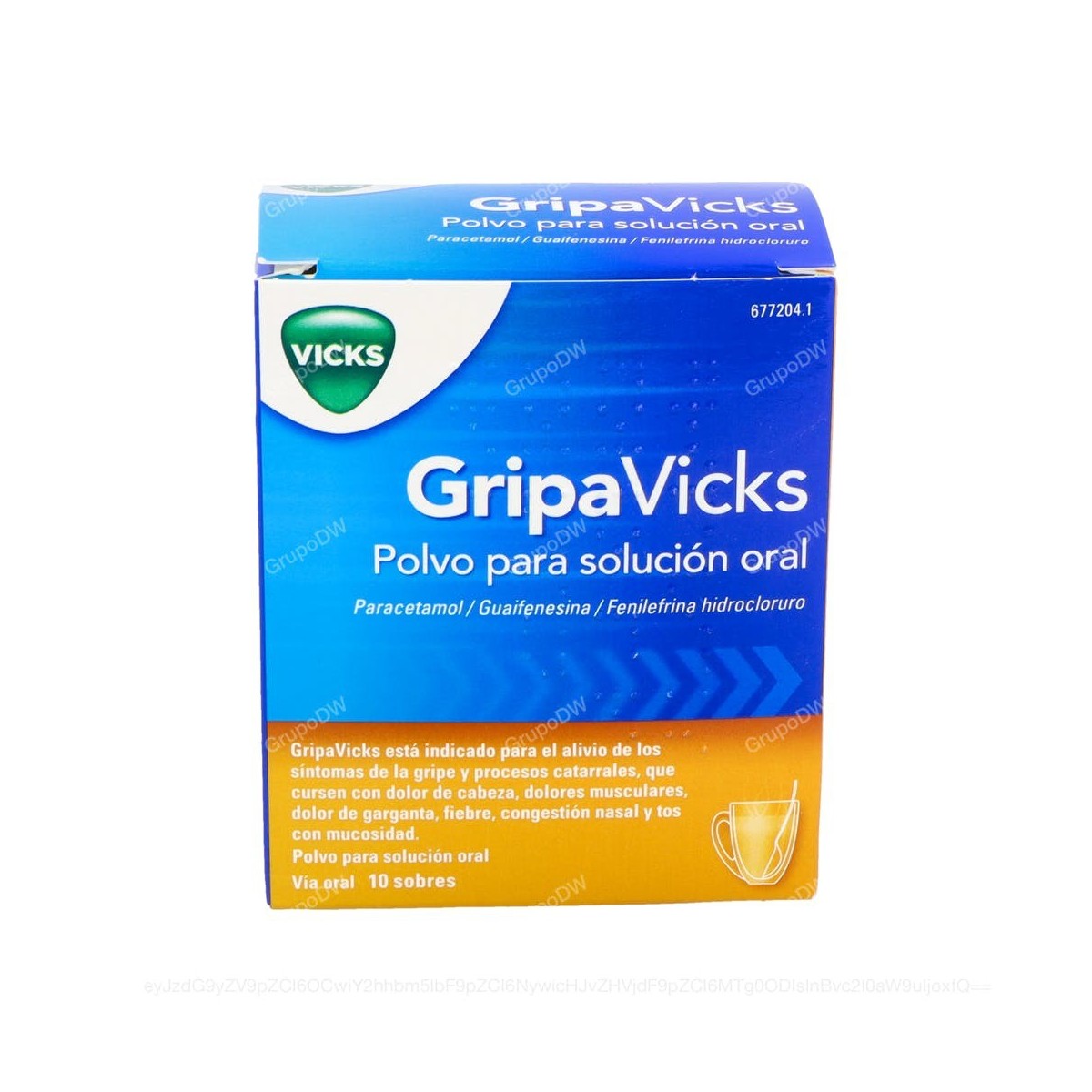 GRIPAVICKS  POLVO PARA SOLUCION ORAL, 10 sobres