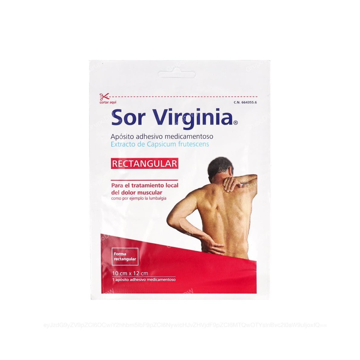 SOR VIRGINIA APOSITO ADHESIVO MEDICAMENTOSO,...