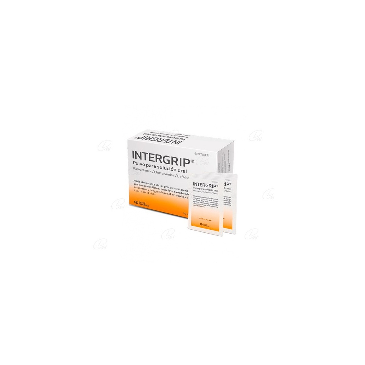 INTERGRIP POLVO SOLUCION ORAL, 10 sobres