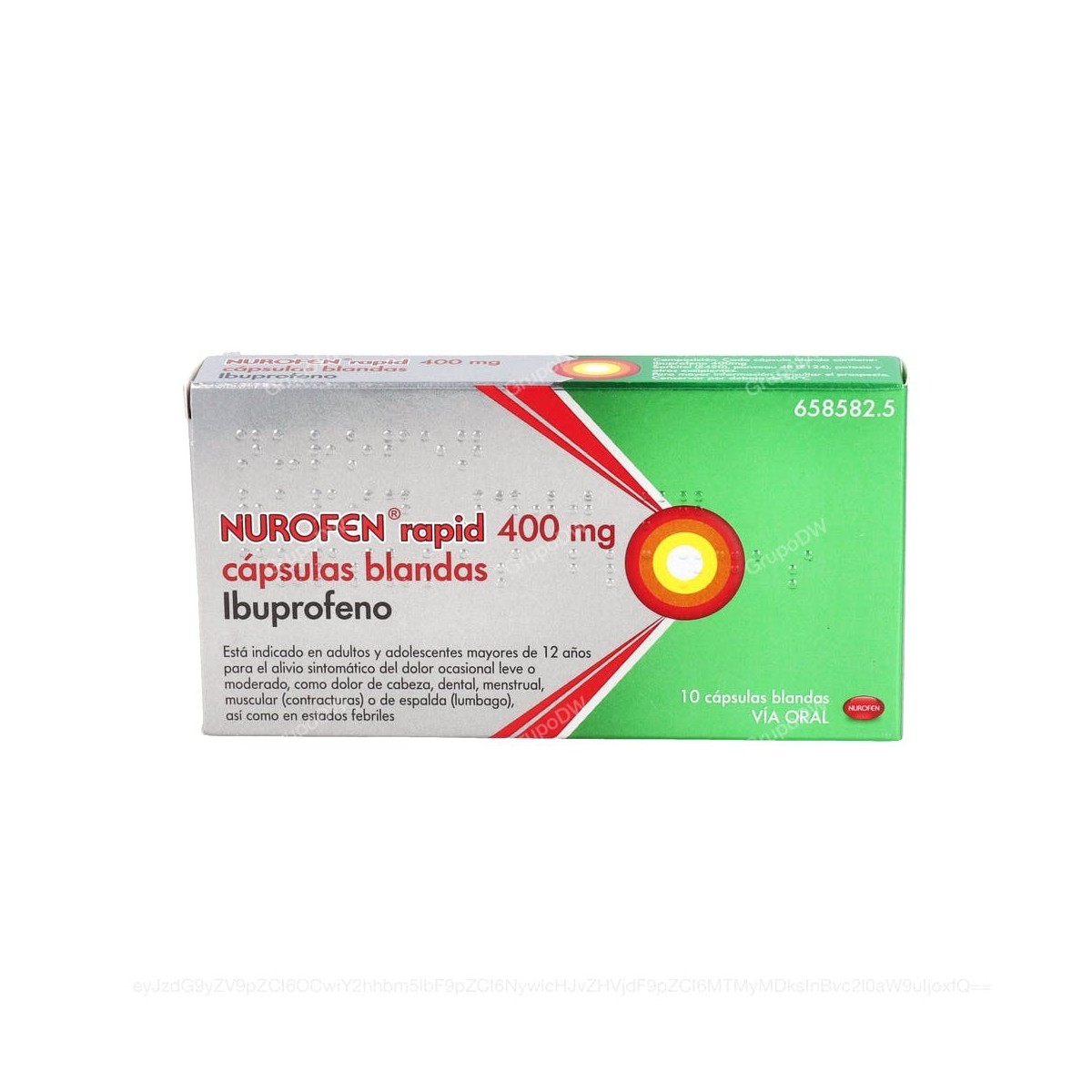 NUROFEN RAPID 400 mg CAPSULAS BLANDAS, 10 capsulas