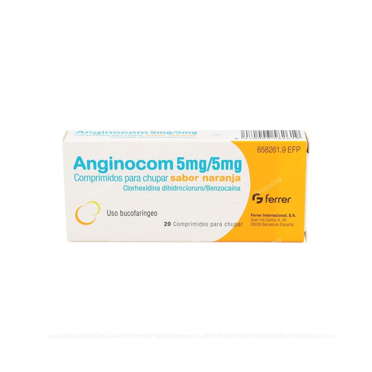 ANGINOCOM 5 mg/ 5 mg COMPRIMIDOS PARA CHUPAR...