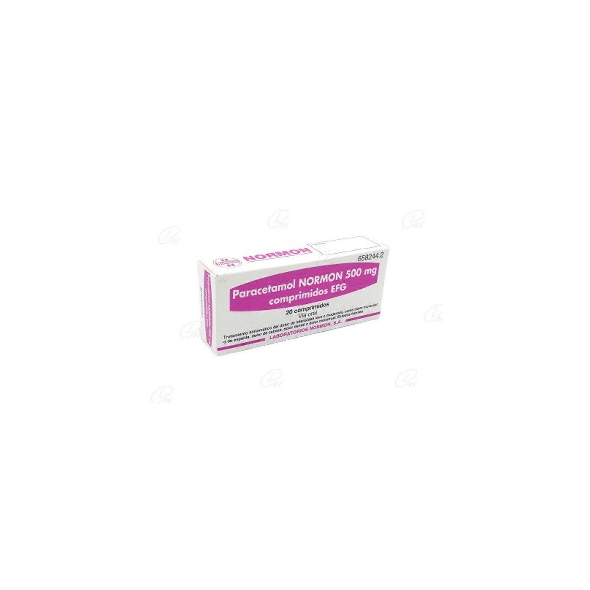 PARACETAMOL NORMON 500 mg COMPRIMIDOS EFG, 20...