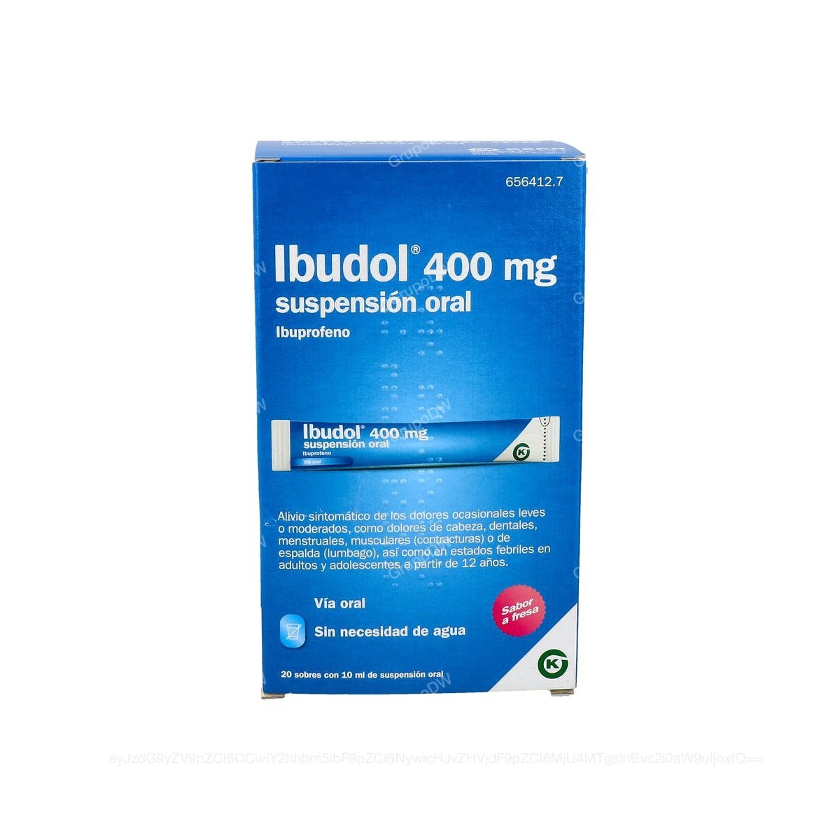 IBUDOL 400 mg SUSPENSION ORAL, 20 sobres