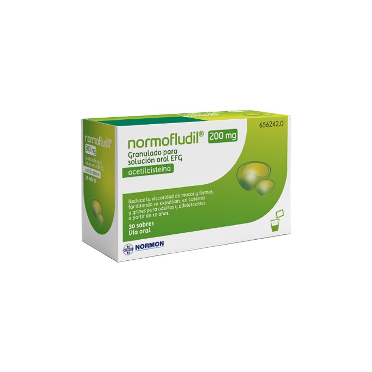 NORMOFLUDIL 200 MG GRANULADO PARA SOLUCION ORAL...