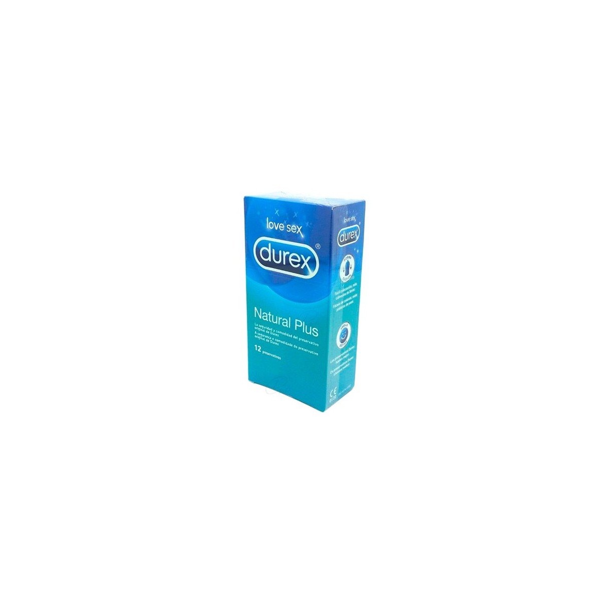 Durex Natural Plus 12 Preservativos