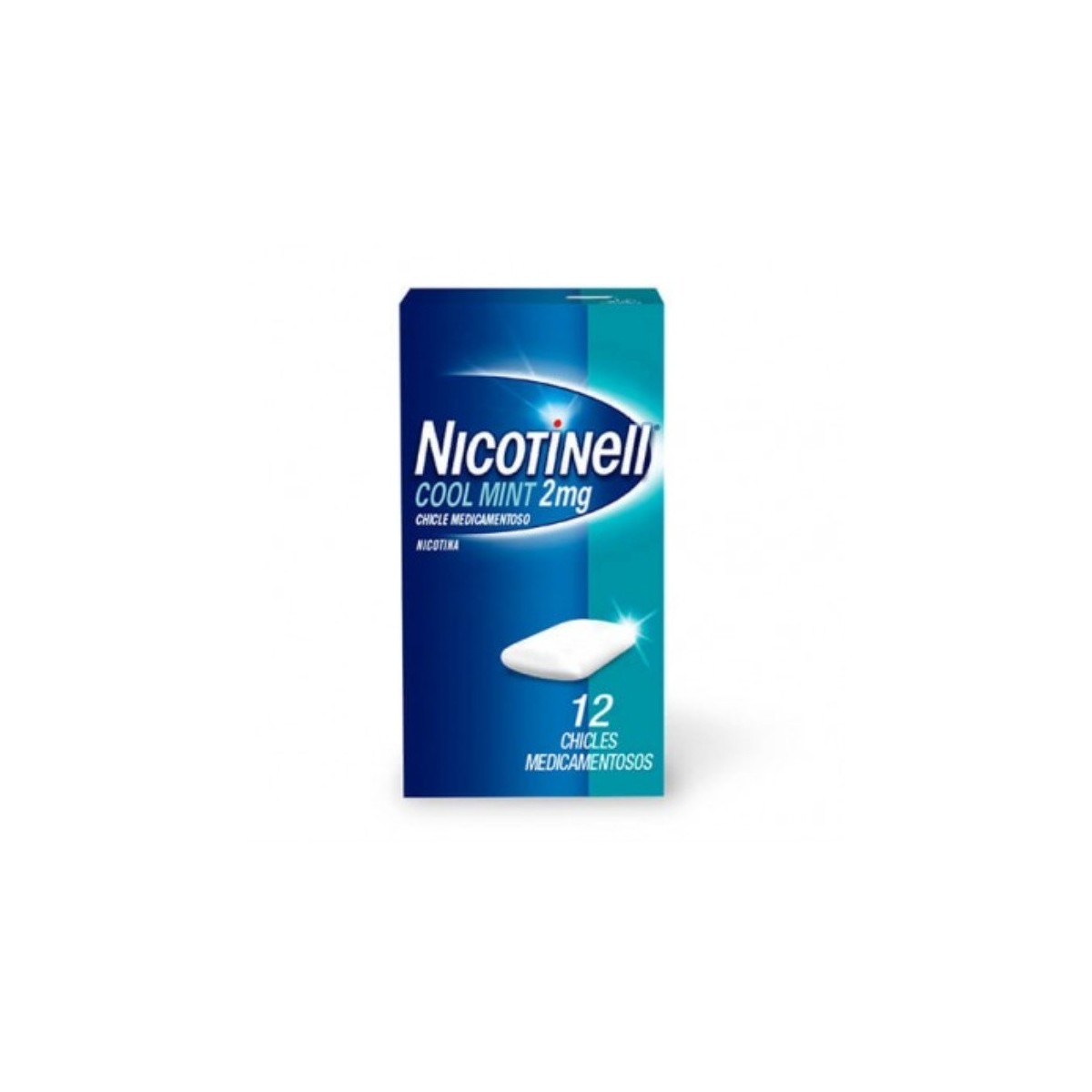 NICOTINELL COOL MINT 2 mg CHICLE MEDICAMENTOSO,...