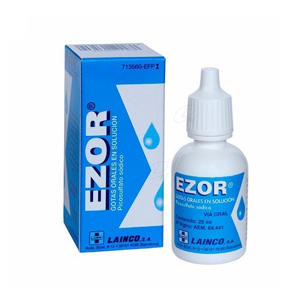 EZOR GOTAS ORALES EN SOLUCION, 1 frasco de 25 ml