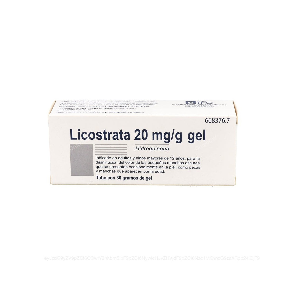 LICOSTRATA 20 mg/g GEL, 1 tubo de 30 g