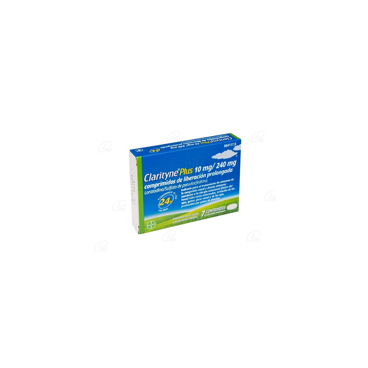 CLARITYNE PLUS 10mg/240mg COMPRIMIDOS DE...