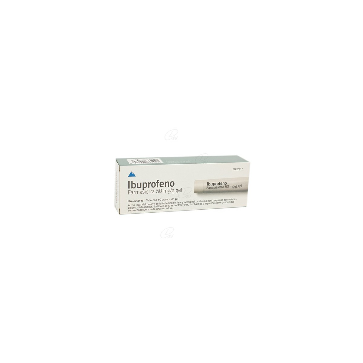 IBUPROFENO FARMASIERRA  50 mg/ g GEL, 1 tubo de...