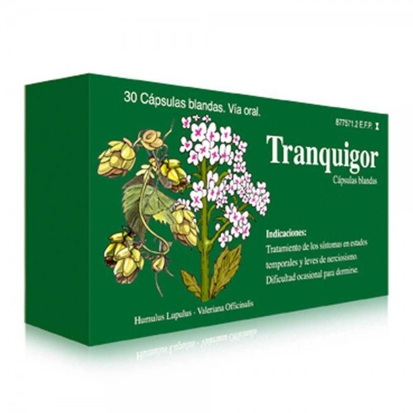 TRANQUIGOR 125/27,8 mg CAPSULAS BLANDAS