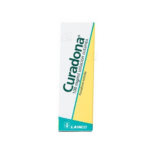 CURADONA 100 mg/ml SOLUCION CUTANEA, 1 frasco de 60 ml