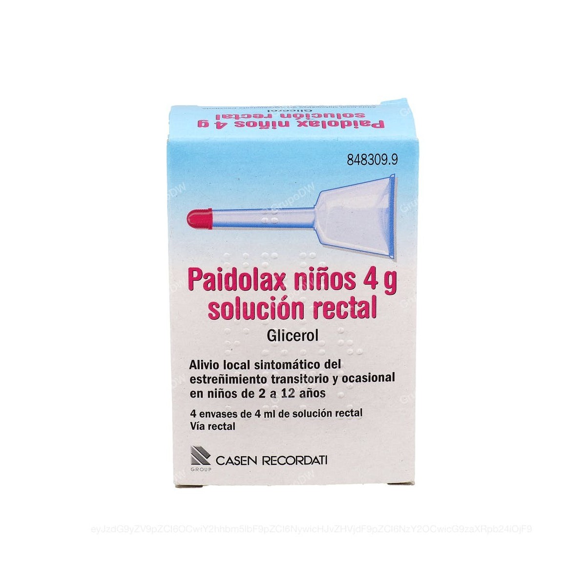 PAIDOLAX NIÑOS, SOLUCION RECTAL, 4 enemas de 4 ml