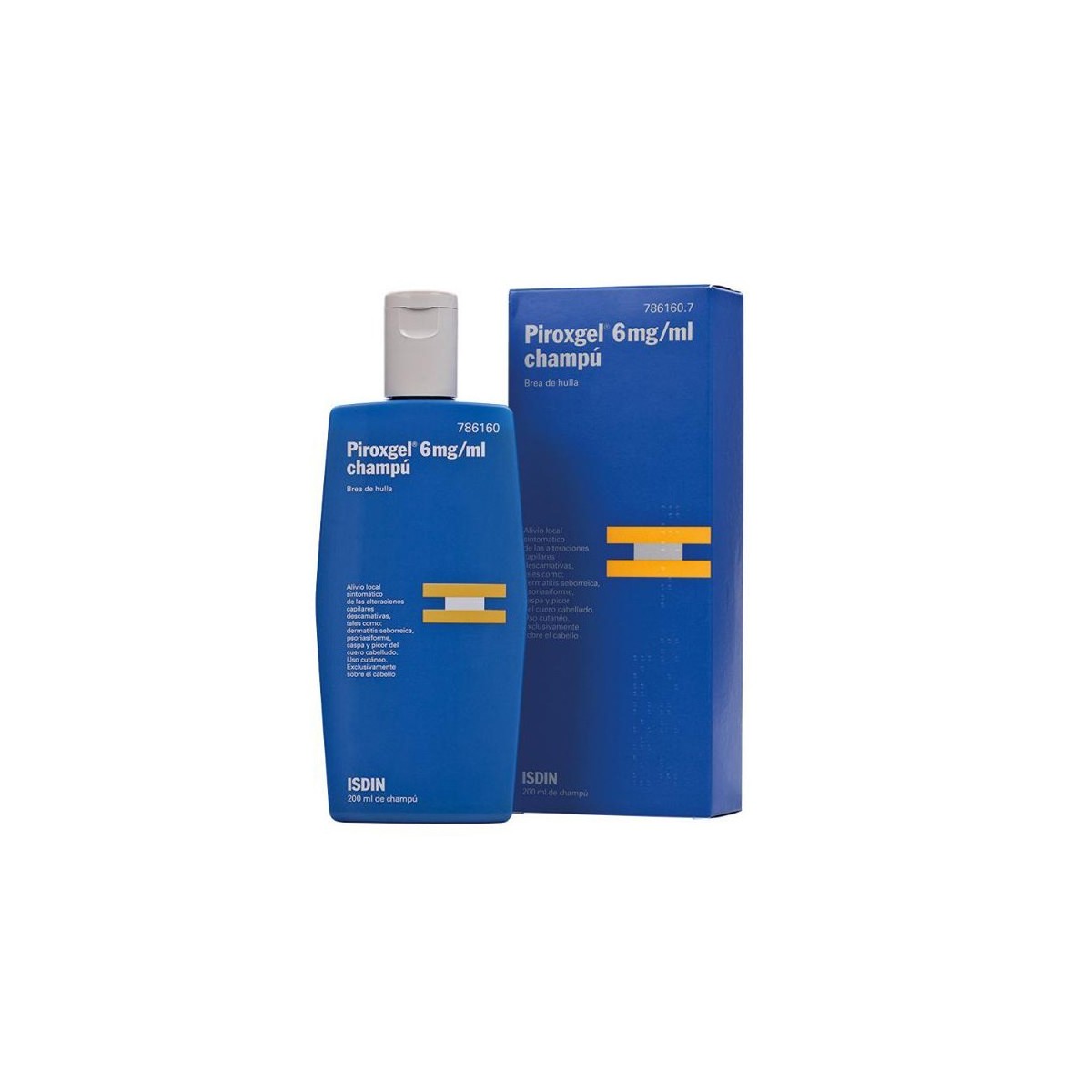PIROXGEL 6 mg/ml CHAMPU, 1 frasco de 200 ml