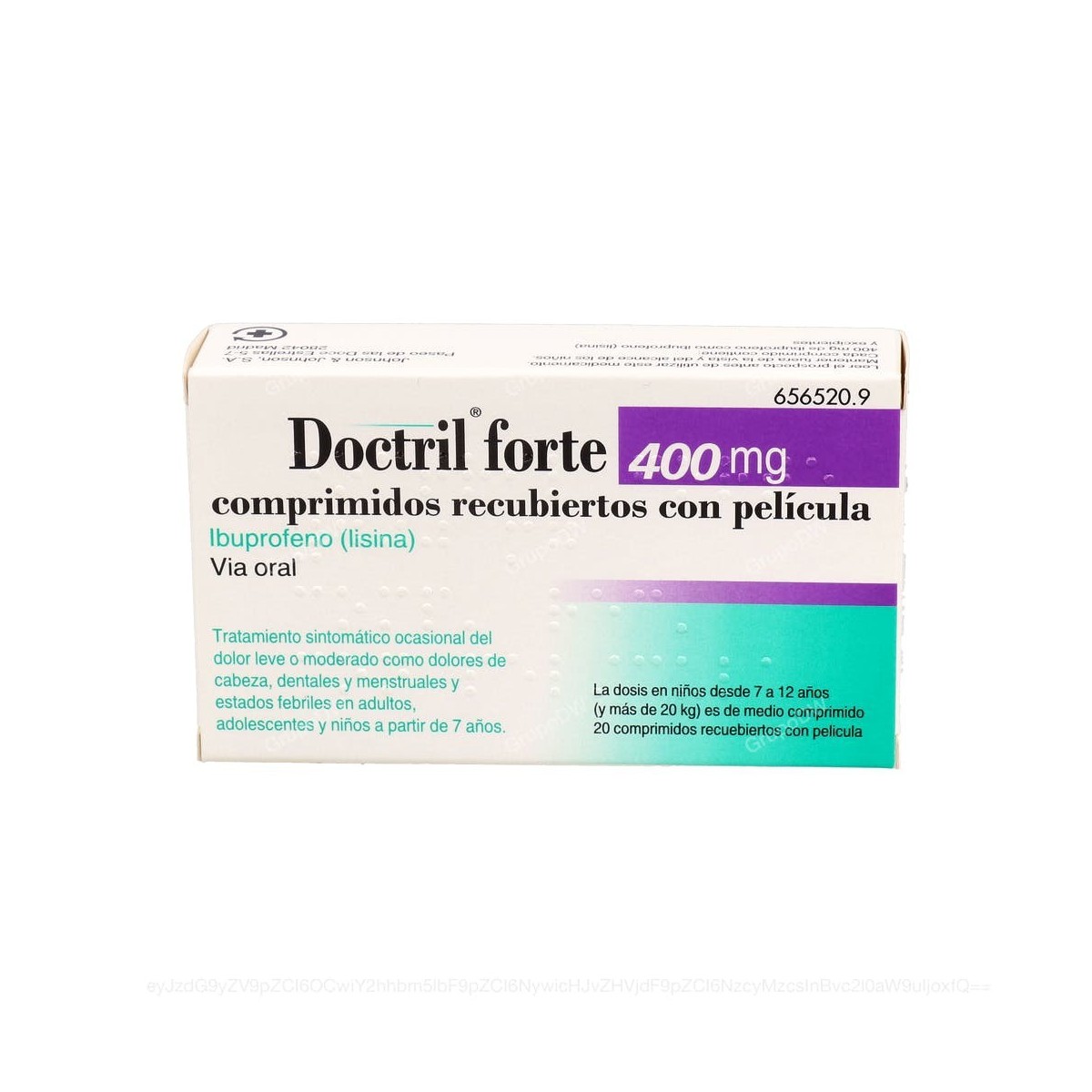 DOCTRIL FORTE 400 MG COMPRMIDOS RECUBIERTOS CON...