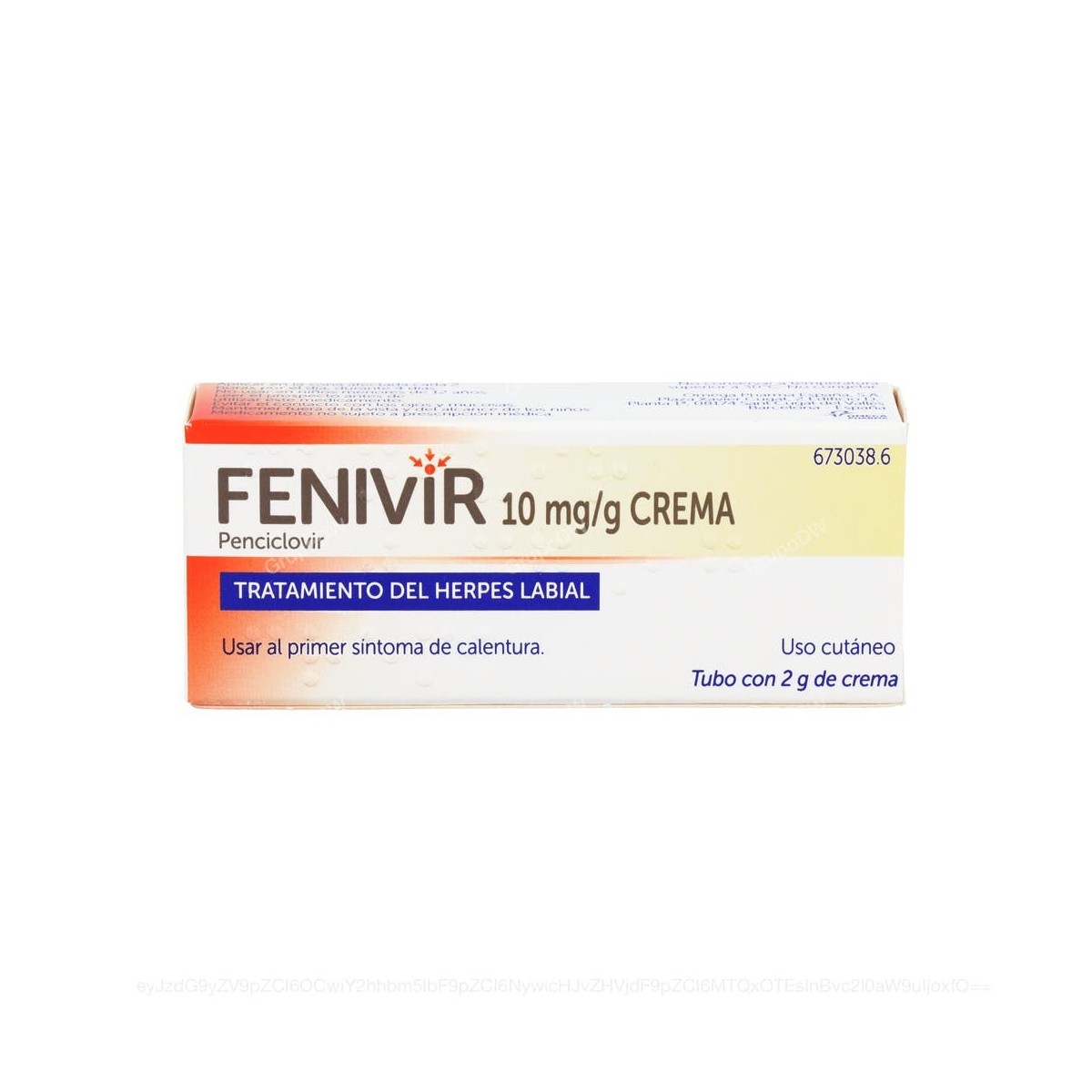FENIVIR 10 mg/g CREMA, 1 tubo de 2 g