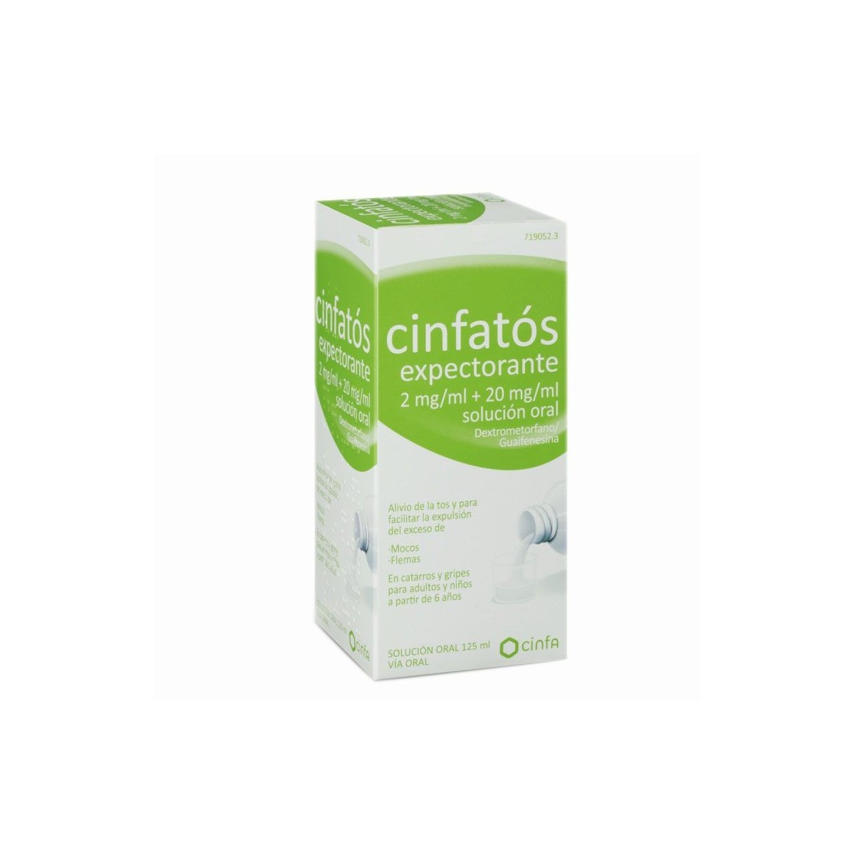CINFATOS EXPECTORANTE 2/20 MG/ML SOLUCION ORAL...