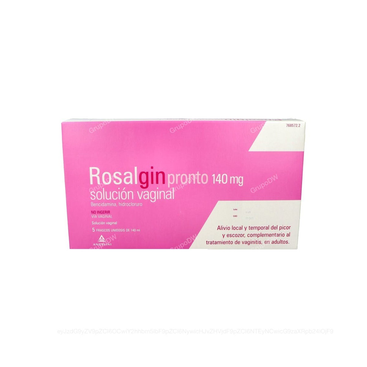 ROSALGIN PRONTO 140 mg SOLUCION VAGINAL, 5...